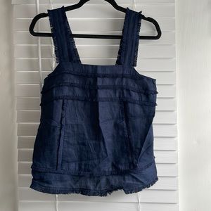 Jcrew Linen Tank Top